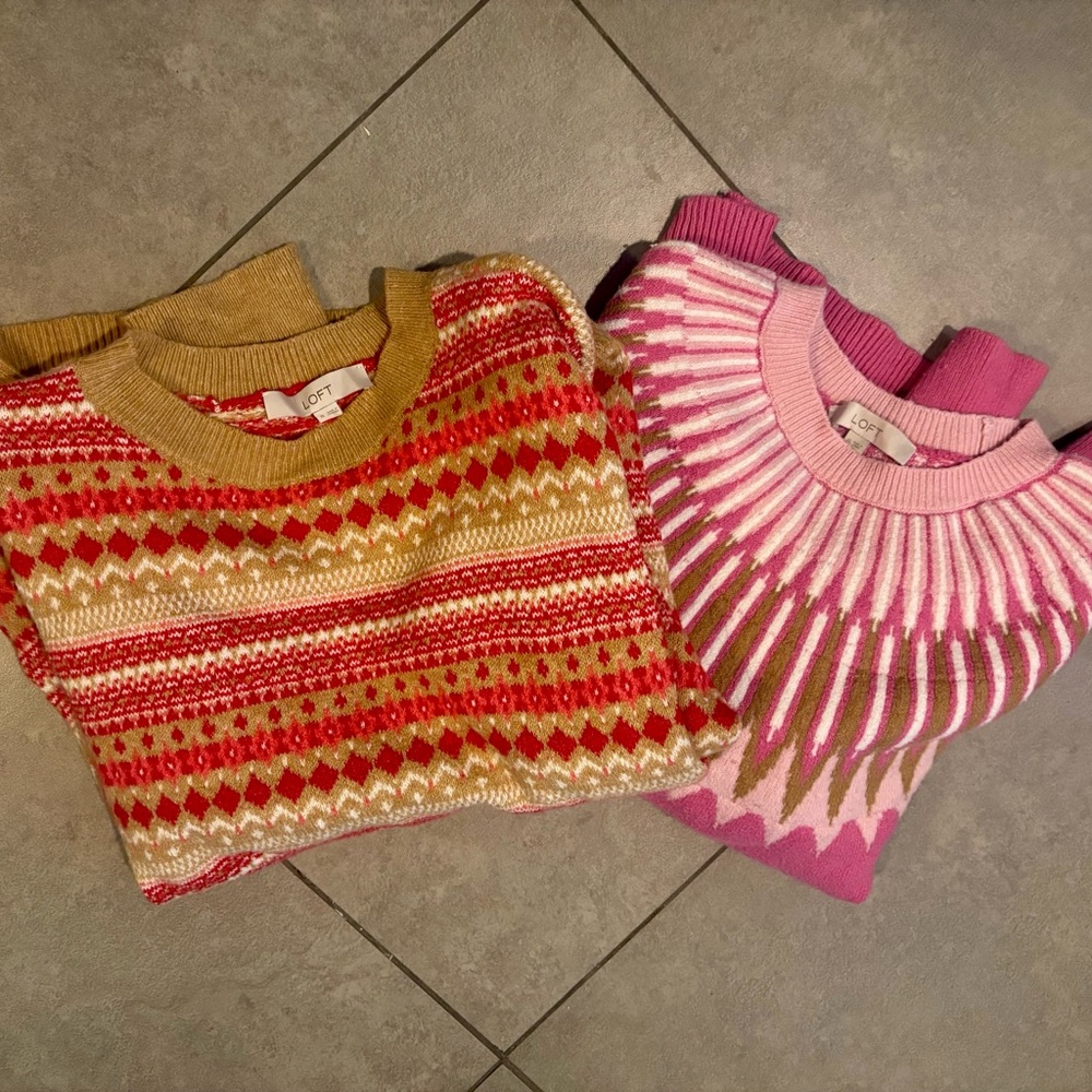 Colorful Patterned Sweaters